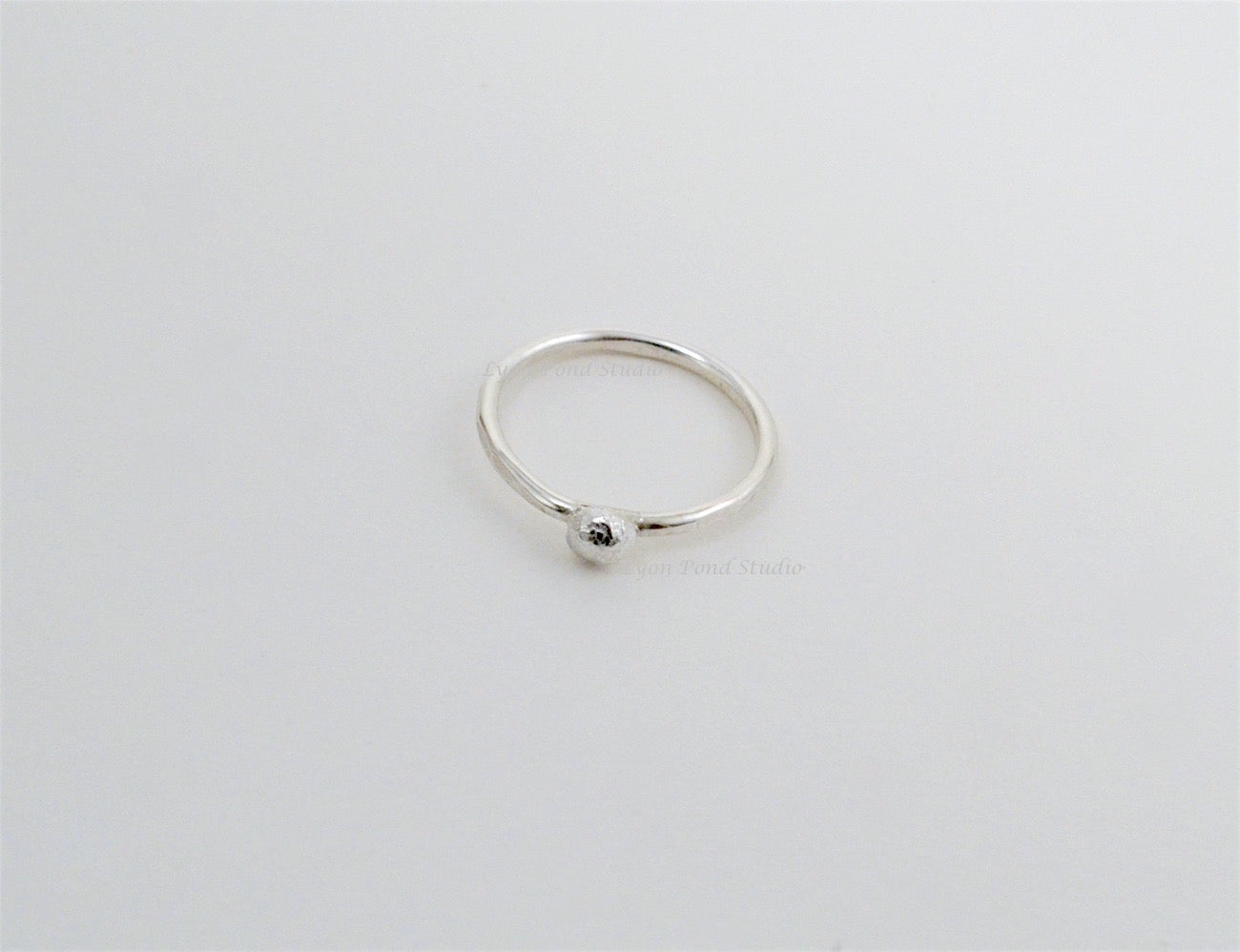 Bobbled 925 Sterling Silver Adjsutable Ring – VOYLLA